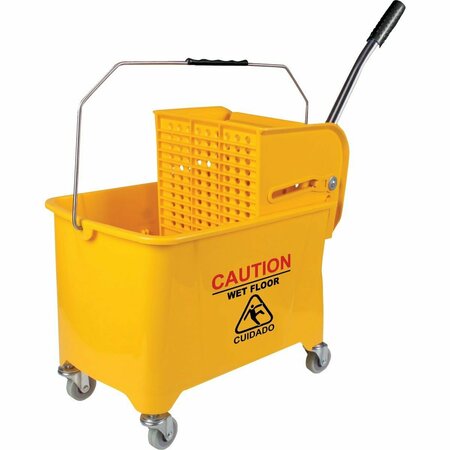 ALL-SOURCE 21Qt. Molded Plastic Mop Bucket With Wringer HHMB20L